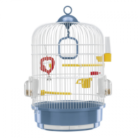 Оборудвана клетка за птици CAGE REGINA WHITE 32,5х48,5см.